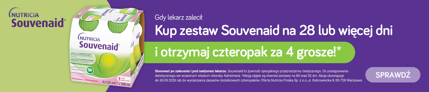 Souvenaid z czteropakiem
