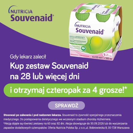 Souvenaid z czteropakiem