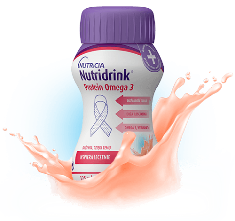 Nutridrink Protein Omega 3 jest dostępny w dwóch smakach – rześki smak mango-brzoskwinia.