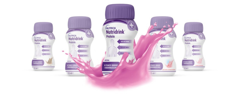 Nutridrink Protein jest dostępny w różnych smakach – smak owoców leśnych.