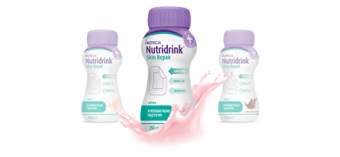 Nutridrink Skin Repair jest dostępny w różnych smakach – smak truskawkowy.